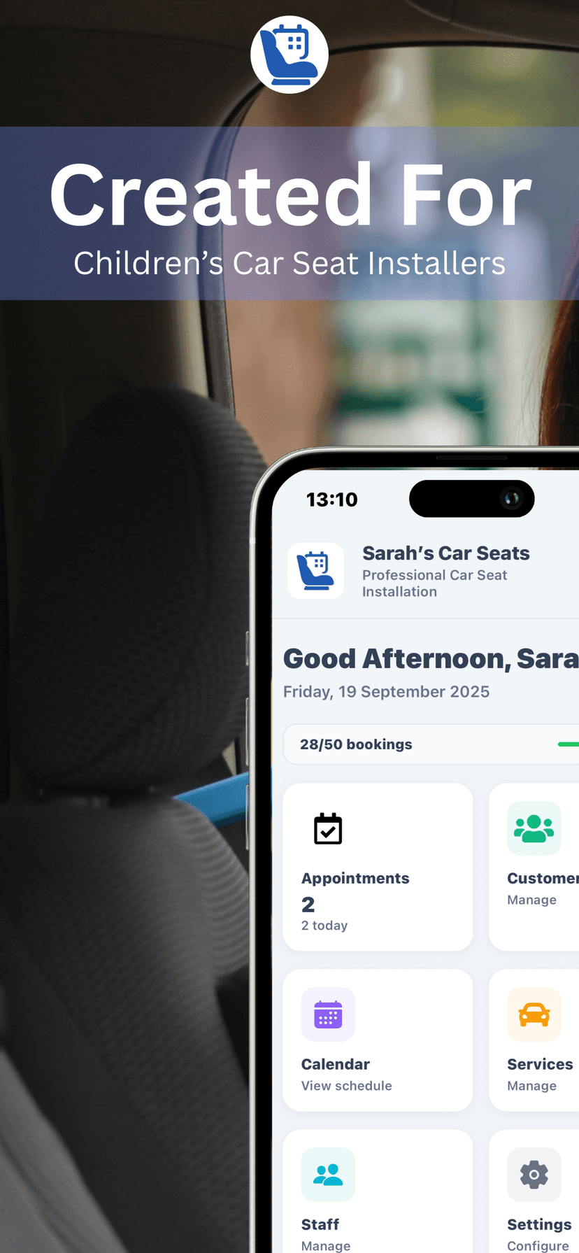 TotBook Calendar View